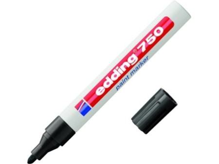 Marker olejowy, permanentny czarny Edding 1 szt. E-750