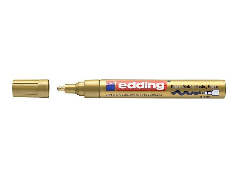 Marker olejowy złoty Edding 1 szt. E-750 Marker olejowy złoty Edding 1 szt. E-750