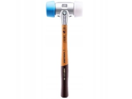 ZESTAW 2 ŚCISKÓW GK15 BESSEY + MŁOTEK DWUOBUCHOWY HALDER 50/40MM 3117.051