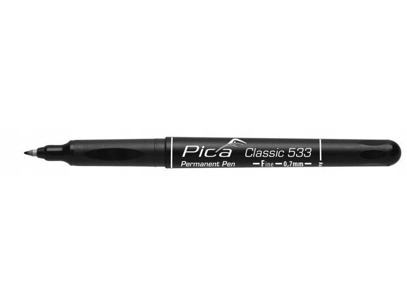 MARKER PISAK PERMANENTNY BUDOWLANY CZARNY PRECYZYJNY 0.7mm 533/46 PICA MARKER PISAK PERMANENTNY BUDOWLANY CZARNY PRECYZYJNY 0.7mm 533/46 PICA