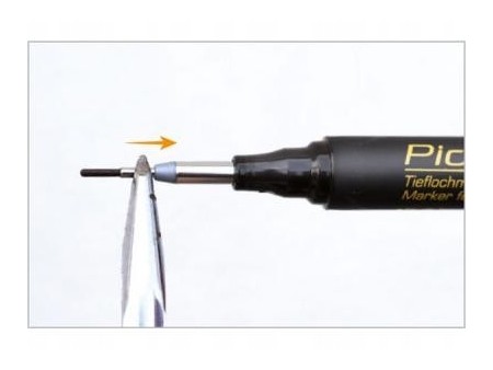Marker Znacznik dla GŁĘBOKICH OTWORÓW PICA-Ink Deep 150/46 Czarny 1,5mm