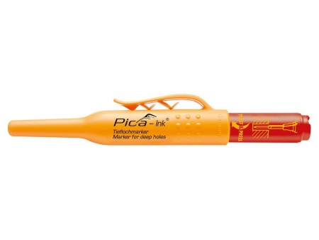 Marker Znacznik dla GŁĘBOKICH OTWORÓW PICA-Ink Deep 150/40 Czerwony 1,5mm