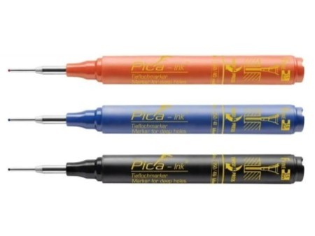 Marker Znacznik dla GŁĘBOKICH OTWORÓW PICA-Ink Deep 150/40 Czerwony 1,5mm