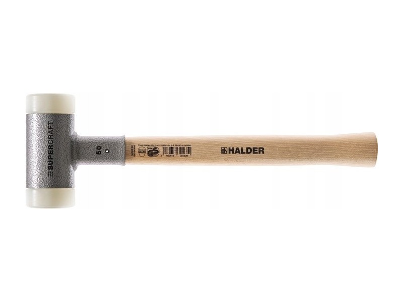 Młotek z miękkimi obuchami 30mm bezodrzutowy 460g HALDER 3366.030 Młotek z miękkimi obuchami 30mm bezodrzutowy 460g HALDER 3366.030