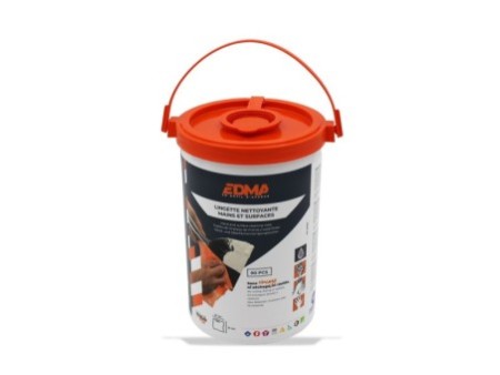 Ściereczki czyszczące do rąk i powierzchni 90 szt. EDMA 260655