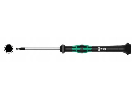 Wkrętak precyzyjny sześciokątny z kulką WERA HEX 3,0x60 mm 05118096001