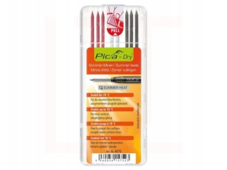 Wkłady letnie do ołówka automatycznego Pica-Marker Pica Dry 4070