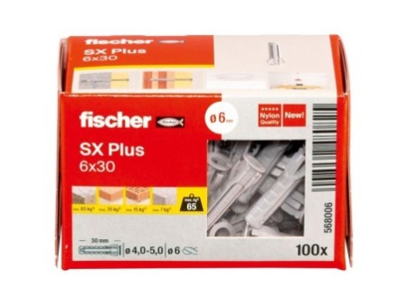 Kołek rozporowy fischer SX Plus 6 x 30 00568006