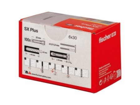 Kołek rozporowy fischer SX Plus 6 x 30 00568006
