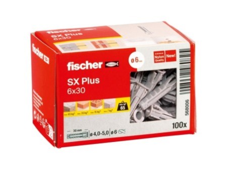 Kołek rozporowy fischer SX Plus 6 x 30 00568006