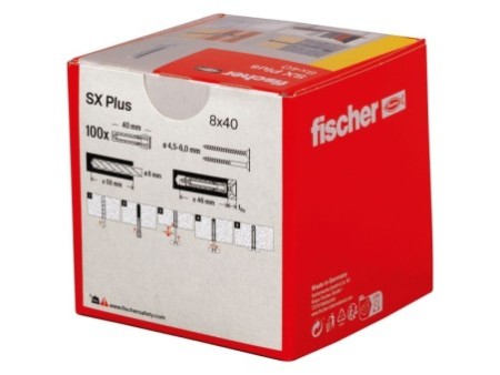 Kołek rozporowy fischer SX Plus 8 x 40 00568008