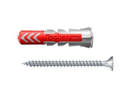 Kołek rozporowy fischer DuoPower 6 x 30 S z wkrętem 00535459
