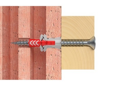 Kołek rozporowy fischer DuoPower 6 x 30 S z wkrętem 00535459
