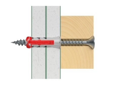 Kołek rozporowy fischer DuoPower 6 x 30 S z wkrętem 00535459