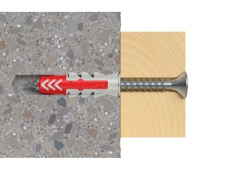 Kołek rozporowy fischer DuoPower 6 x 30 S z wkrętem 00535459