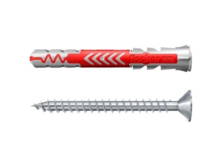 Kołek rozporowy fischer DuoPower 8 x 65 S z wkrętem 00538256