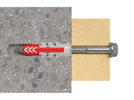 Kołek rozporowy fischer DuoPower 10 x 50 S z bezpiecznym wkrętem 00535461