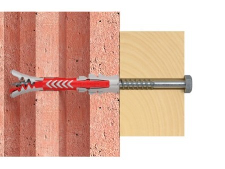 Kołek rozporowy fischer DuoPower 10 x 80 S z bezpiecznym wkrętem 00538257