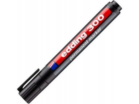 Marker permanentny czarny EDDING E-300 1,5-33mm
