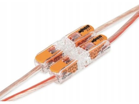 WAGO szybkozłączka przelotowa 221-2401 2x0,2-4mm2 10szt.