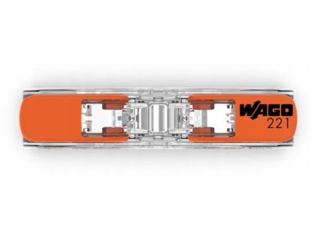 WAGO szybkozłączka przelotowa 221-2401 2x0,2-4mm2 10szt.