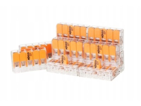 WAGO 221-415 Szybkozłączka Złączka 5x0.2-4mm 10szt
