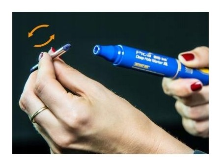 Marker Pica 170/40 znacznik do GŁĘBOKICH otworów precyzyjny Ink czerwony