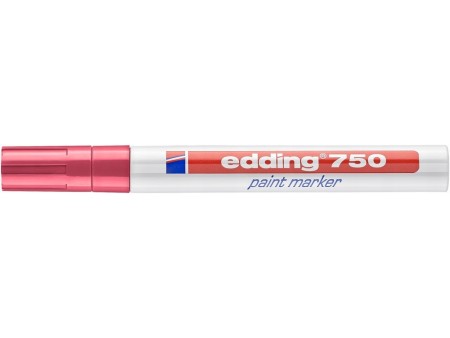 Marker olejowy, permanentny czerwony Edding 1 szt. E-750 2-4 mm