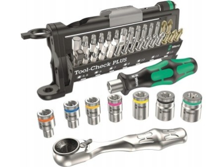 Zestaw bitów, grzechotka 1/4", uchwyt Tool-Check Plus WERA 05056490001