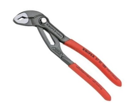 Szczypce nastawne do rur fosforanowane 180mm 87 01 180 Cobra KNIPEX