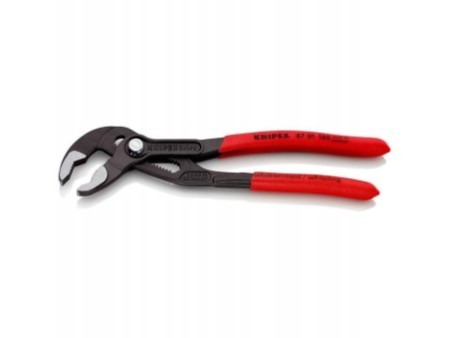 Szczypce nastawne do rur fosforanowane 180mm 87 01 180 Cobra KNIPEX