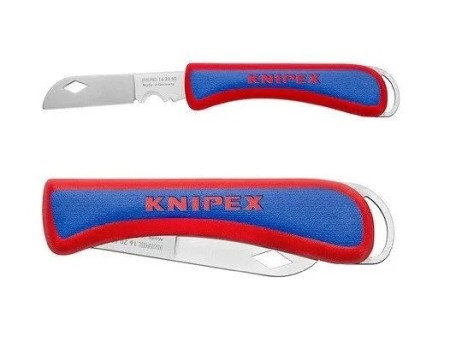 Nóż Monterski Scyzoryk dla Elektryka Stal Nierdzewna KNIPEX 16 20 50 SB