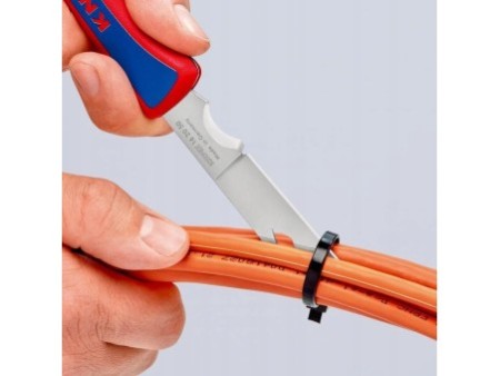 Nóż Monterski Scyzoryk dla Elektryka Stal Nierdzewna KNIPEX 16 20 50 SB