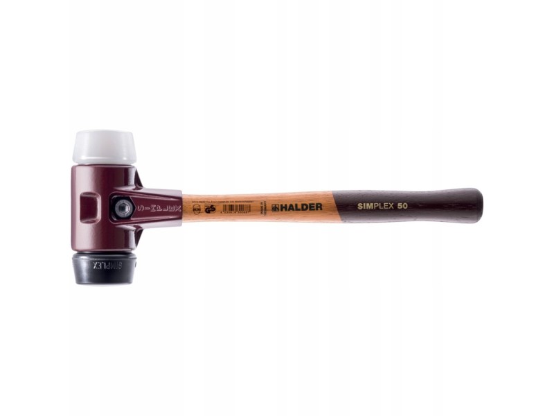 Młotek brukarski Simplex 60mm 1,5kg HALDER 3027.060 z wymiennymi końcówkami Młotek brukarski Simplex 60mm 1,5kg HALDER 3027.060 z wymiennymi końcówkami