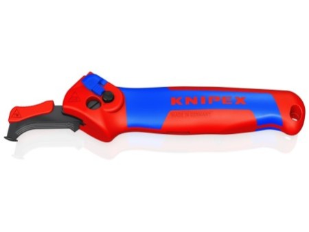 KNIPEX 16 50 145 SB Nóż do ściągania izolacji ze stopką prowadzącą 146 mm