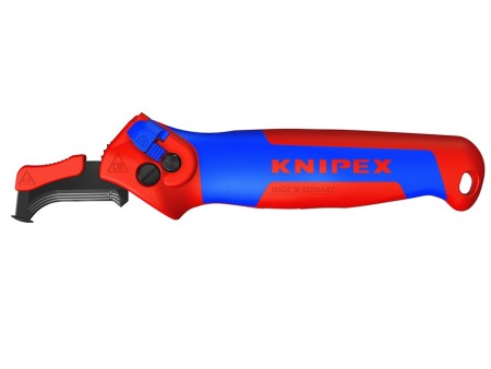 KNIPEX 16 50 145 SB Nóż do ściągania izolacji ze stopką prowadzącą 146 mm