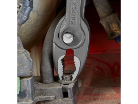 KNIPEX 82 01 200 TwinGrip® Szczypce chwytające czołowe Z antypoślizgowego tworzywa sztucznego fosforanowana, szara 200 mm