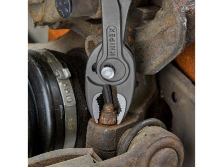KNIPEX 82 01 200 TwinGrip® Szczypce chwytające czołowe Z antypoślizgowego tworzywa sztucznego fosforanowana, szara 200 mm