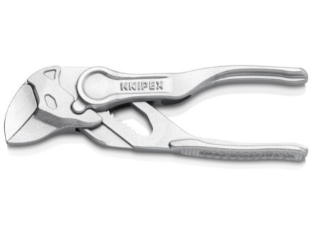 KNIPEX 86 04 100 Szczypce-klucz XS szczypce i klucz w jednym narzędziu wytłaczana, chropowata powierzchnia chromowany 100 mm