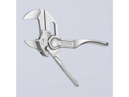 KNIPEX 86 04 100 Szczypce-klucz XS szczypce i klucz w jednym narzędziu wytłaczana, chropowata powierzchnia chromowany 100 mm