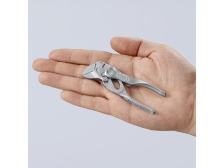KNIPEX 86 04 100 Szczypce-klucz XS szczypce i klucz w jednym narzędziu wytłaczana, chropowata powierzchnia chromowany 100 mm