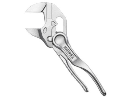 KNIPEX 86 04 100 Szczypce-klucz XS szczypce i klucz w jednym narzędziu wytłaczana, chropowata powierzchnia chromowany 100 mm