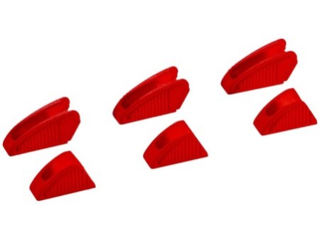 KNIPEX 86 09 180 V01 Trzy pary nakładek ochronnych z tworzywa sztucznego na szczęki do wszystkich modeli 86 XX 180, od 2019 roku