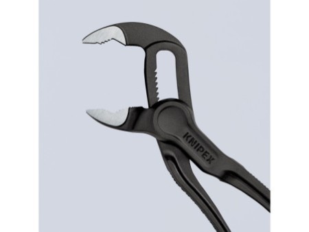 KNIPEX 87 00 100 Cobra® XS Szczypce nastawne do rur wytłaczana, chropowata powierzchnia fosforanowana, szara 100 mm
