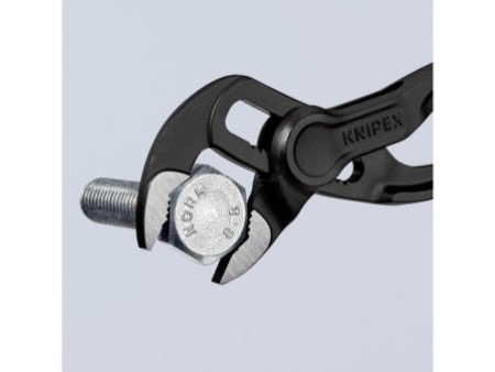 KNIPEX 87 00 100 Cobra® XS Szczypce nastawne do rur wytłaczana, chropowata powierzchnia fosforanowana, szara 100 mm