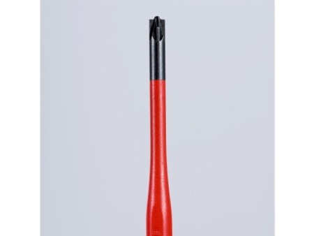 KNIPEX 98 25 01 SLS Wkrętak (Slim) do śrub z gniazdem PlusMinus Pozidriv® Rękojeść dwukomponentowa izolowana,  czernione 187 mm
