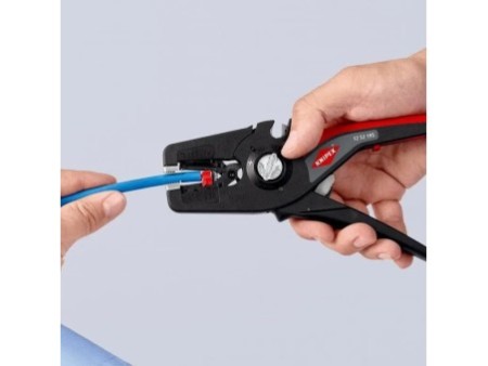 KNIPEX 12 52 195 SB Szczypce automatyczne do ściągania izolacji 195 mm