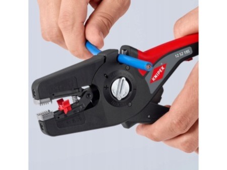 KNIPEX 12 52 195 SB Szczypce automatyczne do ściągania izolacji 195 mm