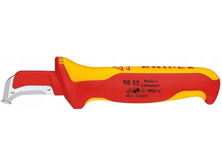 Nóż do Ściągania Izolacji z stopką KNIPEX 98 55