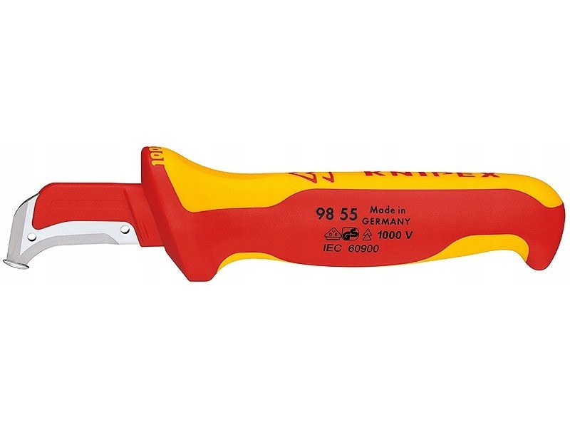 Nóż do Ściągania Izolacji z stopką KNIPEX 98 55